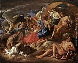 Helios and Phaeton with Saturn and the Four Seasons by Nicolas Poussin